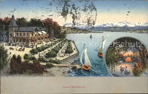 Zuerichhorn Casino Panorama Kat. Zuerich