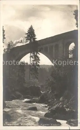 Wutachschlucht Schwarzwald Kapeler Viaduct
