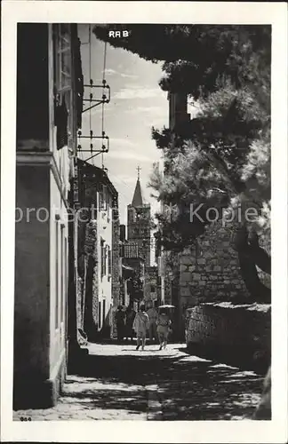 Rab Kroatien Altstadt Gasse Kat. 