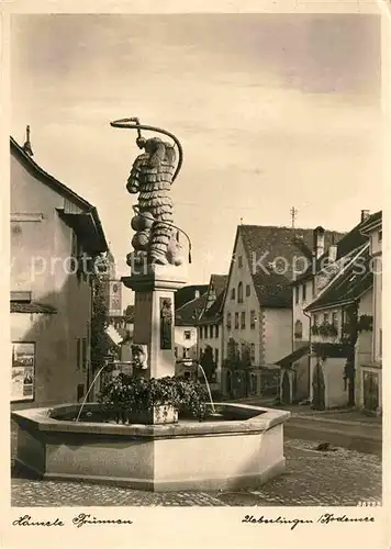 ueberlingen Bodensee Haensele Brunnen Kat. ueberlingen