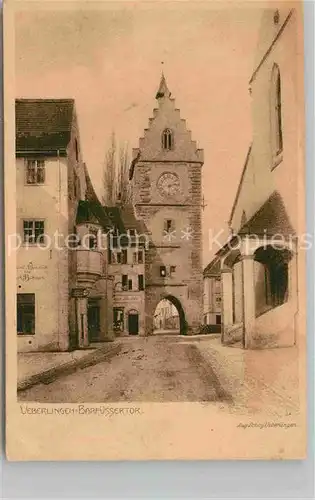 ueberlingen Bodensee Barfuessertor Kat. ueberlingen