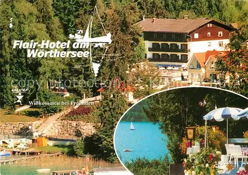 Velden Woerther See Flair Hotel Restaurant Terrasse Kat. Velden am Woerther See