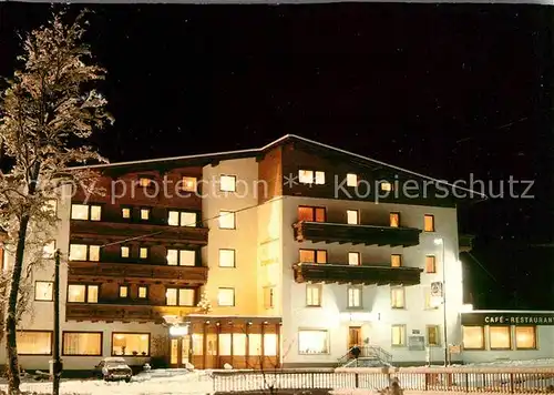 See Tirol Hotel Pension Mallaun Nachtaufnahme Kat. See Patznauntal
