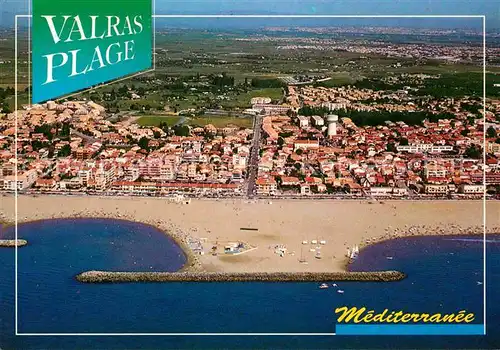 Valras Plage Vue panoramique aerienne Kat. Valras Plage