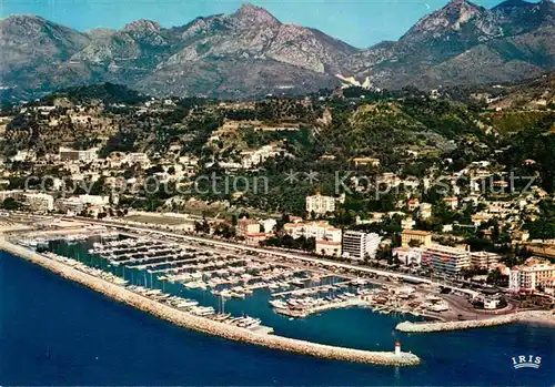 Menton Alpes Maritimes Vue aerienne sur le nouveau port de plaisance Collection Reflets de la Cote d Azur Kat. Menton