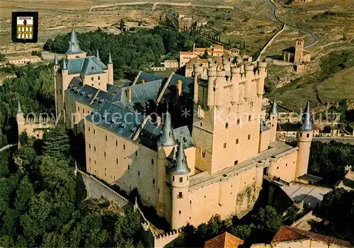 Segovia Alcazar vista aerea Burg Kat. Segovia