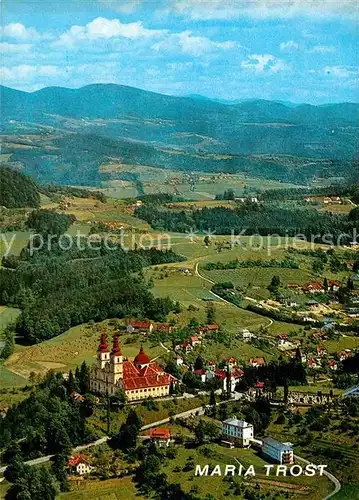 Mariatrost Barocke Wallfahrtskirche Fliegeraufnahme Kat. Graz Steiermark