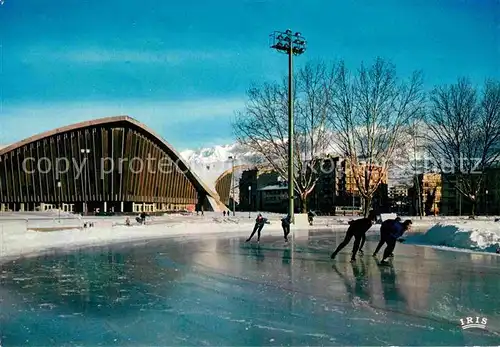 AK / Ansichtskarte Grenoble Ville olympique Anneau de patinage de vitesse Palais de Glace Kat. Grenoble