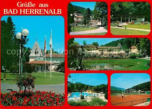 Bad Herrenalb Tennis Kurpark Freibad Kat. Bad Herrenalb