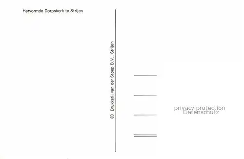 Strijen Hervormde Dorpskerk innen Kat. Strijen