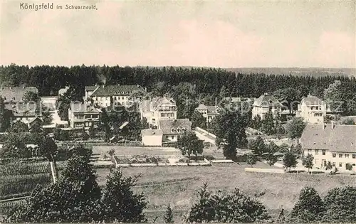 Koenigsfeld Schwarzwald Panorama Kat. Koenigsfeld im Schwarzwald