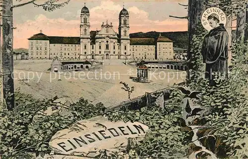 Einsiedeln SZ Kloster Einsiedeln St Meinrad Kat. Einsiedeln