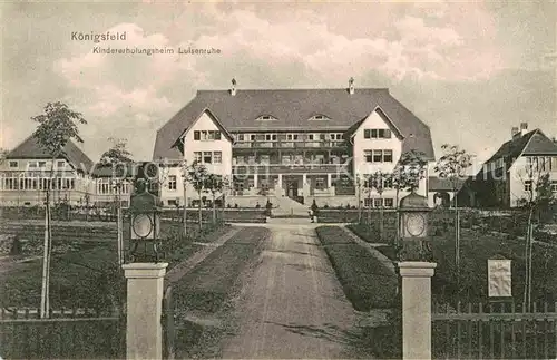 Koenigsfeld Schwarzwald Kindererholungsheim Luisenruhe Kat. Koenigsfeld im Schwarzwald