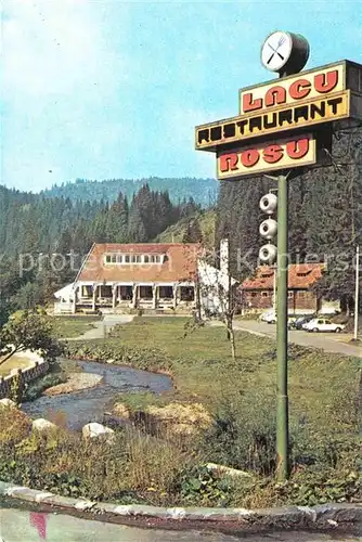 AK / Ansichtskarte Lacu Rosu Restaurant Rosu Kat. Rumaenien