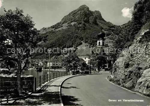 AK / Ansichtskarte Gersau Vierwaldstaettersee Kirche Kat. Gersau