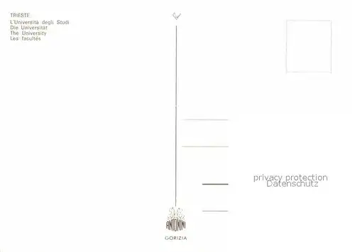 AK / Ansichtskarte Trieste Fliegeraufnahme Universitaet  Kat. Trieste