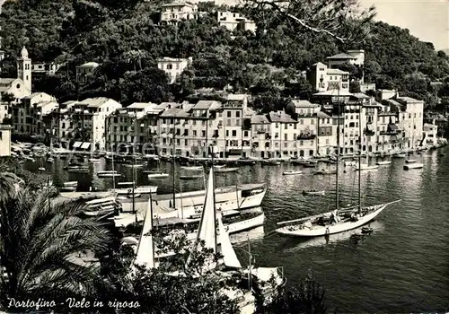 AK / Ansichtskarte Portofino Liguria Segelschife Kat. Portofino