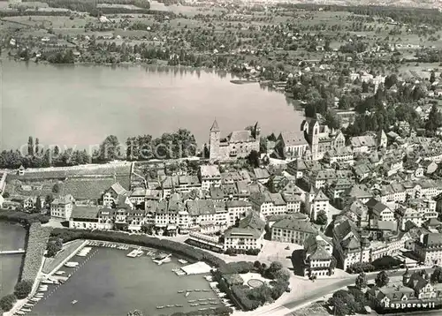 Rapperswil BE Fliegeraufnahme Kat. Rapperswil BE