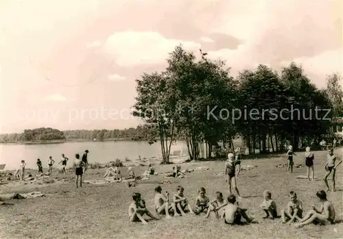 Deutschbaselitz Badestrand Waldbad Kat. Kamenz