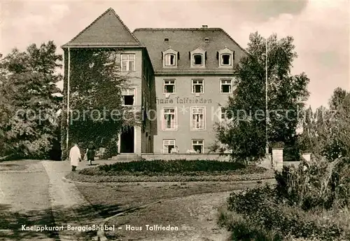 Berggiesshuebel Haus Talfrieden Kneippkurort Kat. Bad Gottleuba Berggiesshuebel