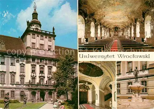 AK / Ansichtskarte Wroclaw Uniwersytet Wroclawski Universitaet Kat. Wroclaw Breslau