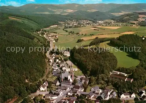 AK / Ansichtskarte Kirchhundem Fliegeraufnahme Kat. Kirchhundem Hochsauerland