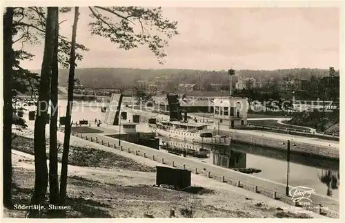 AK / Ansichtskarte Soedertaelje Slussen Kat. Soedertaelje