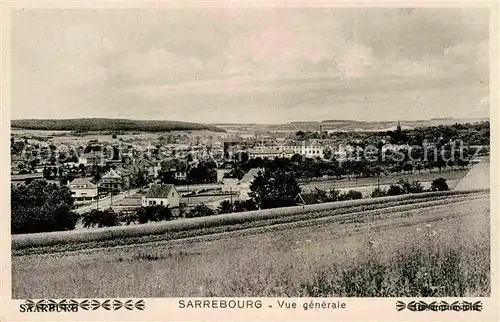 AK / Ansichtskarte Sarrebourg Panorama Kat. Sarrebourg