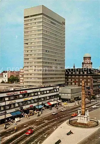 AK / Ansichtskarte Kopenhagen Freiheitssaeule und SAS Hotel Kat. Hovedstaden