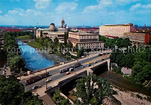 AK / Ansichtskarte Muenchen Fliegeraufnahme Brueckenpartie mit Deutschem Museum Kat. Muenchen