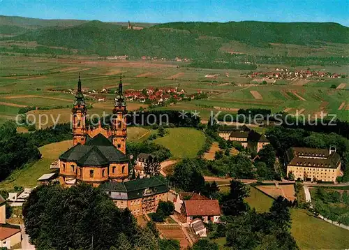 AK / Ansichtskarte Vierzehnheiligen Fliegeraufnahme Basilika mit Maintal Kat. Bad Staffelstein