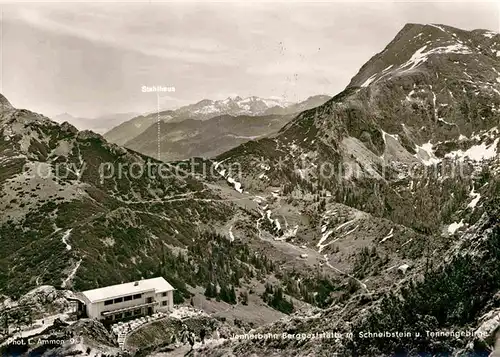 AK / Ansichtskarte Salzburg Oesterreich Jennerbahn Bergstation mit Schneibstein und Tennengebirge Kat. Salzburg