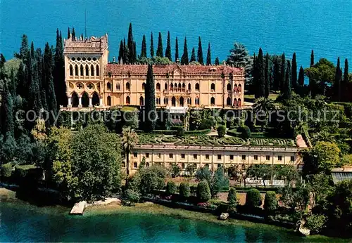 AK / Ansichtskarte Isola di Garda Schloss Fliegeraufnahme Kat. Italien