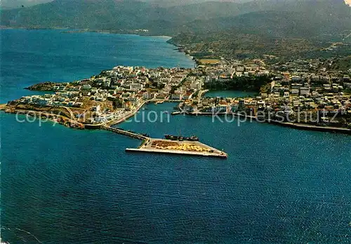 AK / Ansichtskarte Agios Nicolaos Fliegeraufnahme