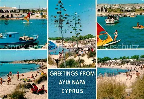 AK / Ansichtskarte Ayia Napa Agia Napa Strand Wassersport Windsurfen Kat. Zypern cyprus