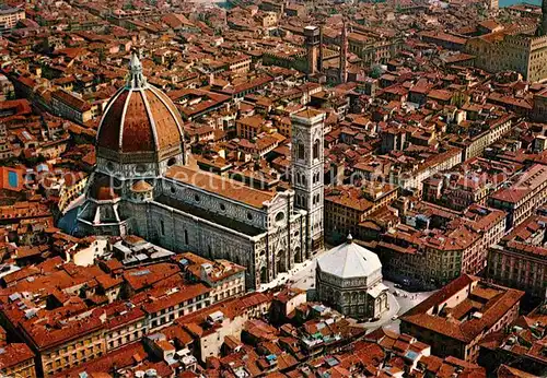 AK / Ansichtskarte Firenze Toscana Kathedrale Santa Maria del Fiore Fliegeraufnahme Kat. Firenze