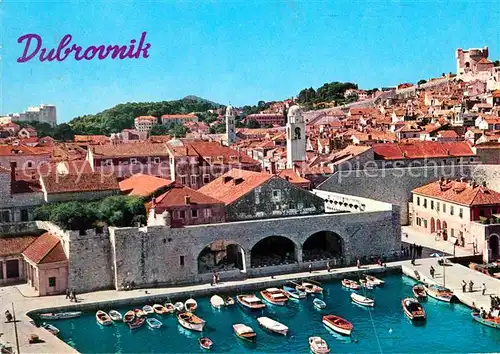 AK / Ansichtskarte Dubrovnik Ragusa Hafen Altstadt Kat. Dubrovnik