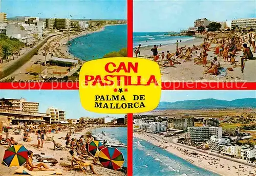 AK / Ansichtskarte Can Pastilla Palma de Mallorca Strand Hotels Fliegeraufnahme Kat. Palma de Mallorca