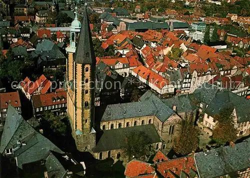 AK / Ansichtskarte Goslar Marktkirche Fliegeraufnahme Kat. Goslar