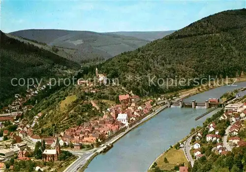 AK / Ansichtskarte Hirschhorn Neckar Luftkurort Fliegeraufnahme Kat. Hirschhorn (Neckar)