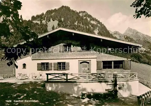 AK / Ansichtskarte Oberstdorf Berggasthof Gerstruben Kat. Oberstdorf