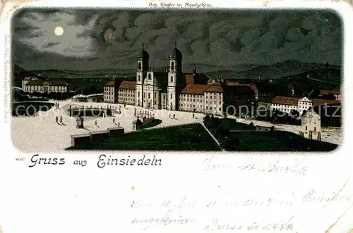 AK / Ansichtskarte Einsiedeln SZ Kloster und Kirche Kat. Einsiedeln