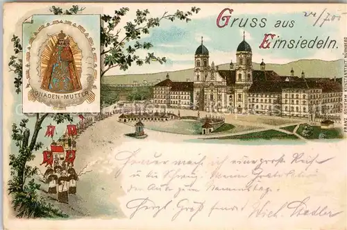 AK / Ansichtskarte Einsiedeln SZ Kloster Gnadenbild Kat. Einsiedeln