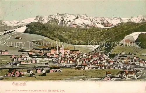 AK / Ansichtskarte Einsiedeln SZ Panorama  Kat. Einsiedeln