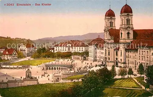 AK / Ansichtskarte Einsiedeln SZ Kloster Kat. Einsiedeln