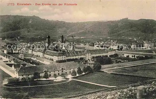 AK / Ansichtskarte Einsiedeln SZ Kloster von der Rueckseite Kat. Einsiedeln