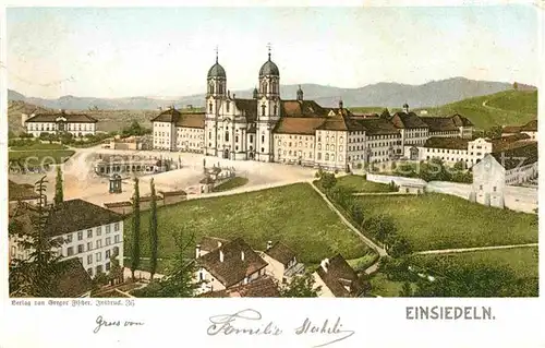 AK / Ansichtskarte Einsiedeln SZ Kloster  Kat. Einsiedeln