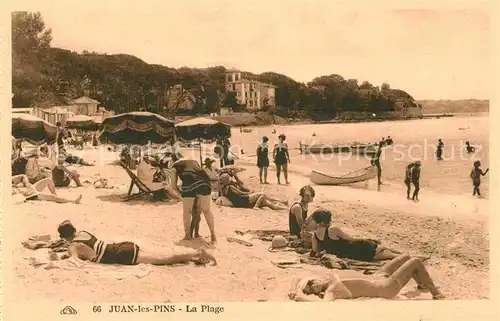 AK / Ansichtskarte Juan les Pins Plage  Kat. Antibes