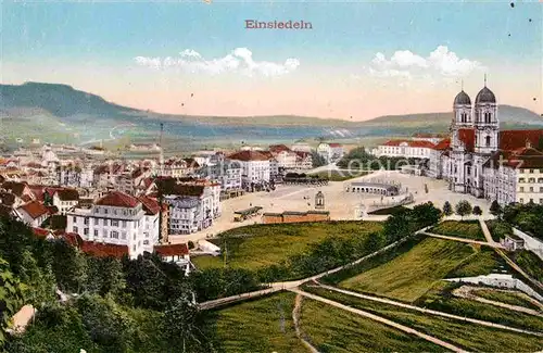 AK / Ansichtskarte Einsiedeln SZ Kloster  Kat. Einsiedeln