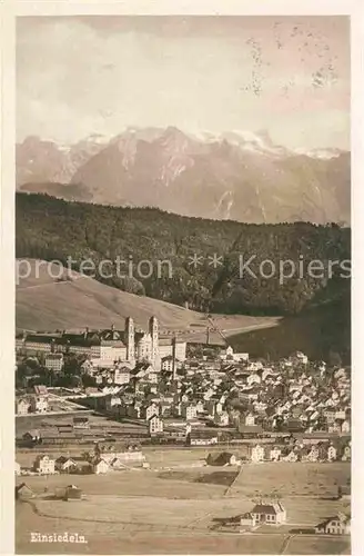 AK / Ansichtskarte Einsiedeln SZ Panorama  Kat. Einsiedeln